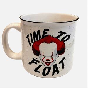 IT Chapter 2 PENNYWISE Clown Speckled 20oz Camper Mug NWT